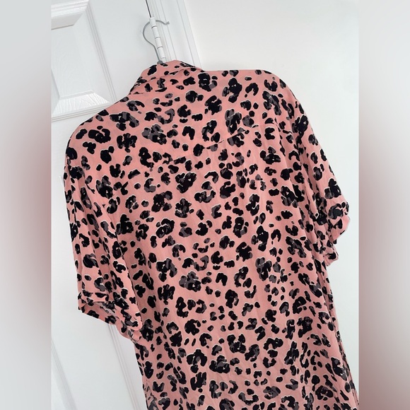 Maeve By Anthropologie Rita Printed Tunic Blouse Leopard Print Size Small - Picture 14 of 16